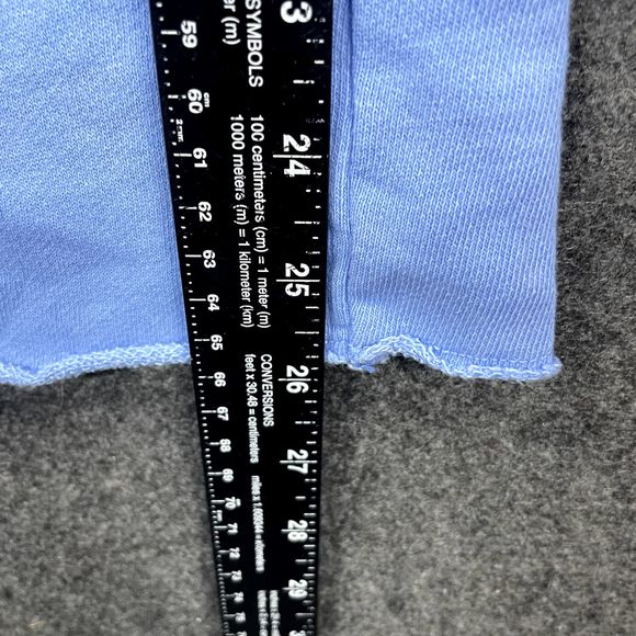 Aerie Sweatpants Women's Large Blue Weekend Kick-It High Waisted Flare Pants - Picture 5 of 8